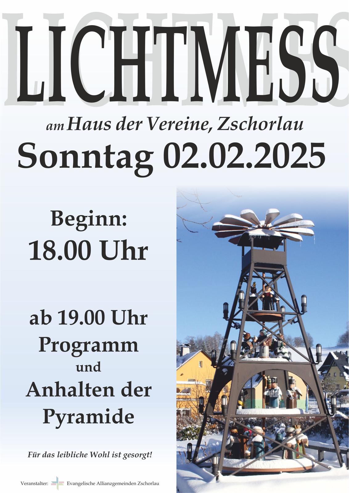 Lichtmess-Feier Zschorlau 02.02.2025